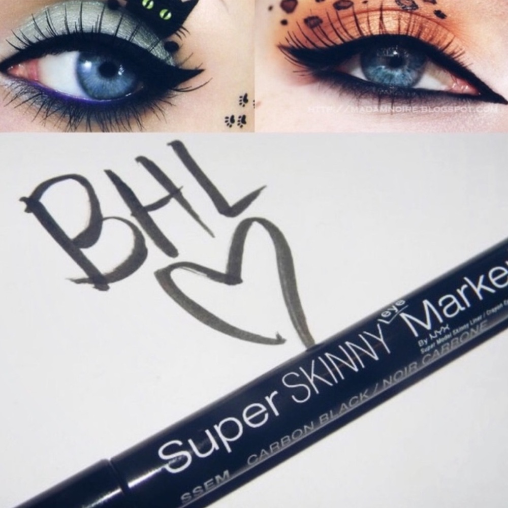 🔥NYX SUPER SKINNY LIQUID EYE-MARKERS BLACK🔥